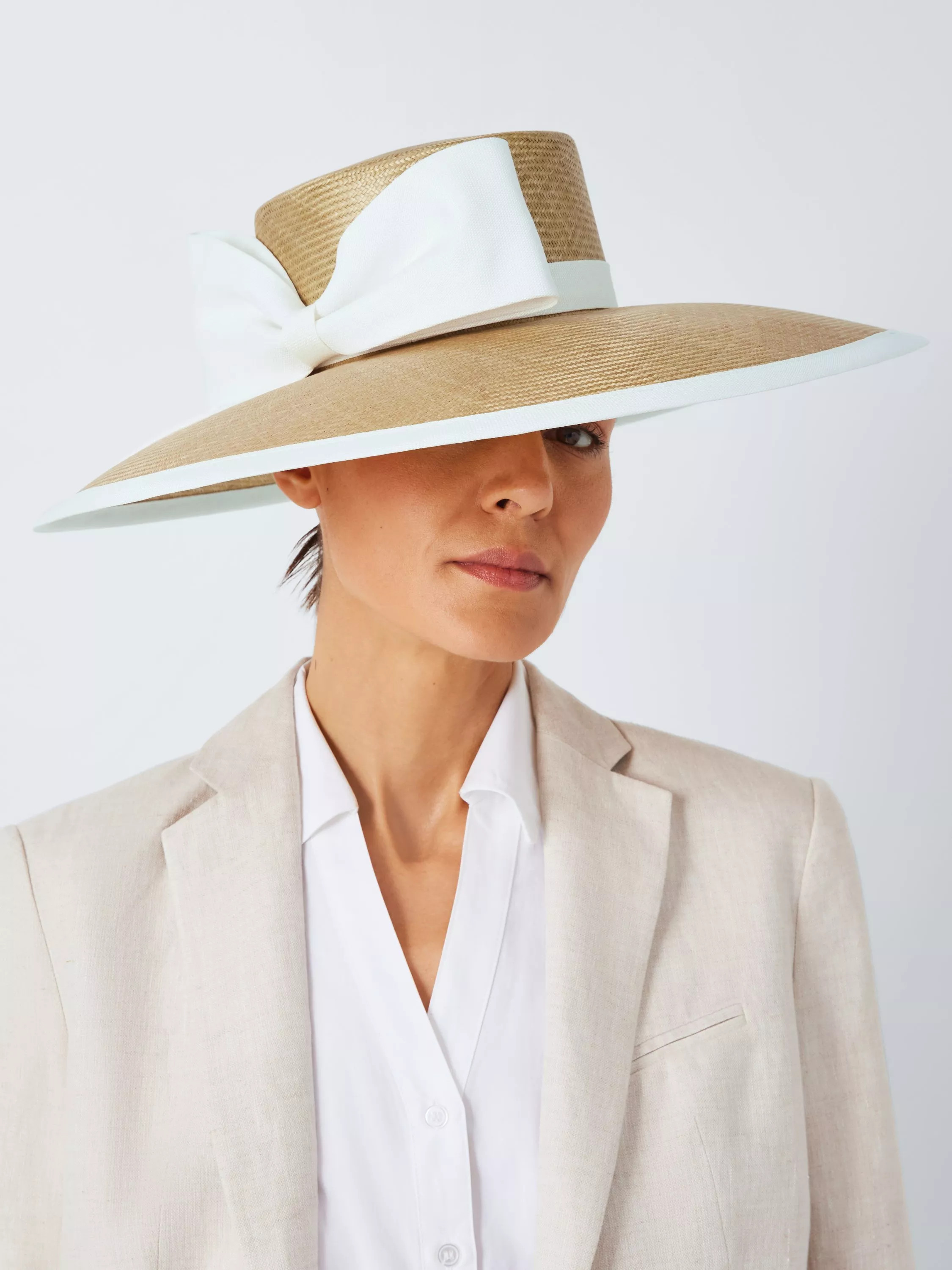 WhiteleyWinslow Bow Trim Occasion Hat, Natural£255.00Price promise | John Lewis (UK)