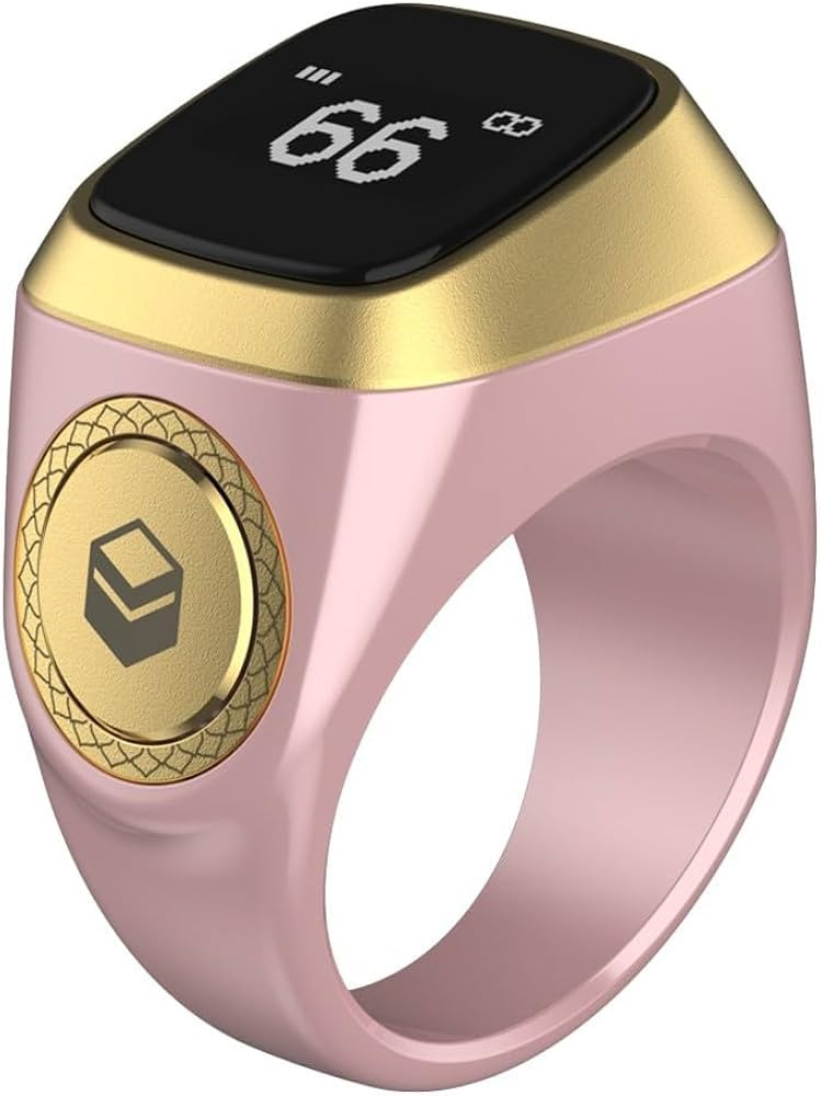 IQibla Smart Zikr Ring, Smart Ring Counter Waterproof Digital Counter & Vibration Reminder, Unise... | Amazon (US)