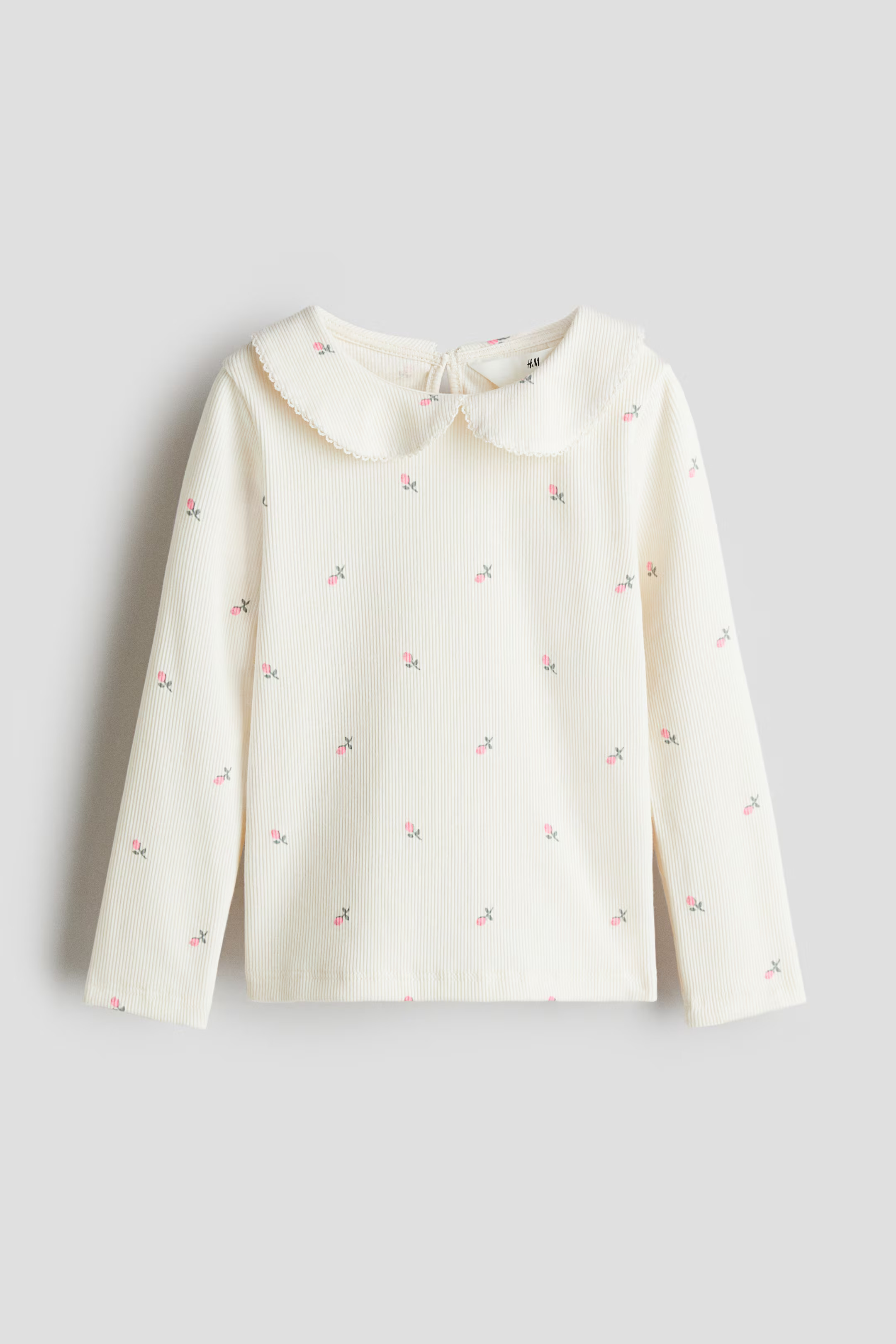 Jersey Top with Collar | H&M (US + CA)
