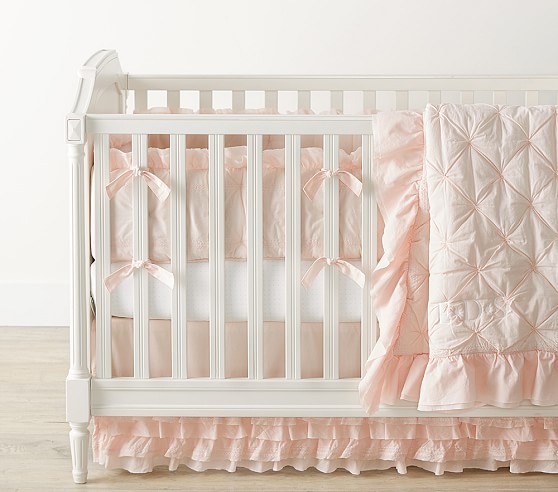 Sadie Ruffle Baby Bedding | Pottery Barn Kids