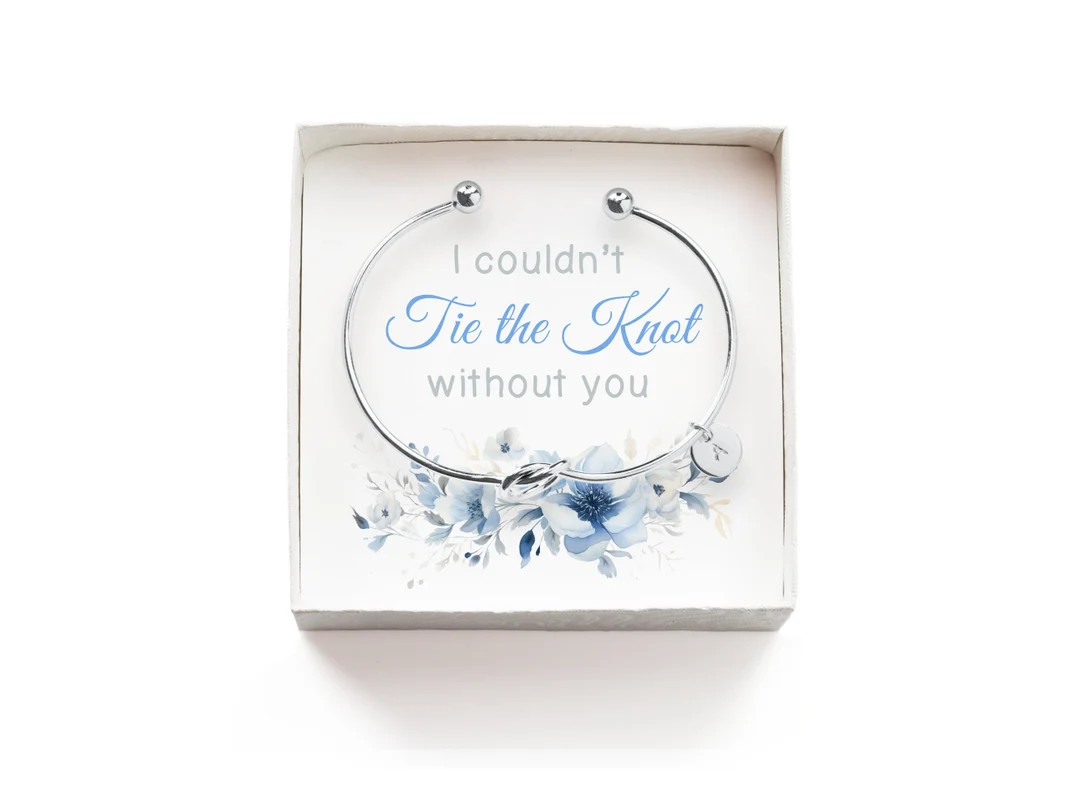 Bridesmaid Bracelet, Bridesmaid Gifts for Bridesmaid Proposal Box, Wedding Party Favors, Personal... | Etsy (US)