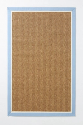 Flatwoven Double Border Performance Rug | Anthropologie (US)