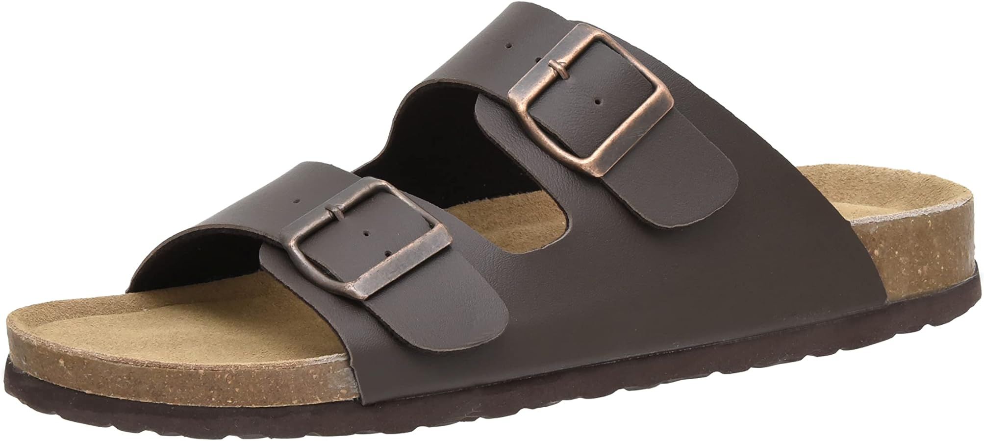 CUSHIONAIRE Men's Lane Cork footbed Sandal with +Comfort | Amazon (US)