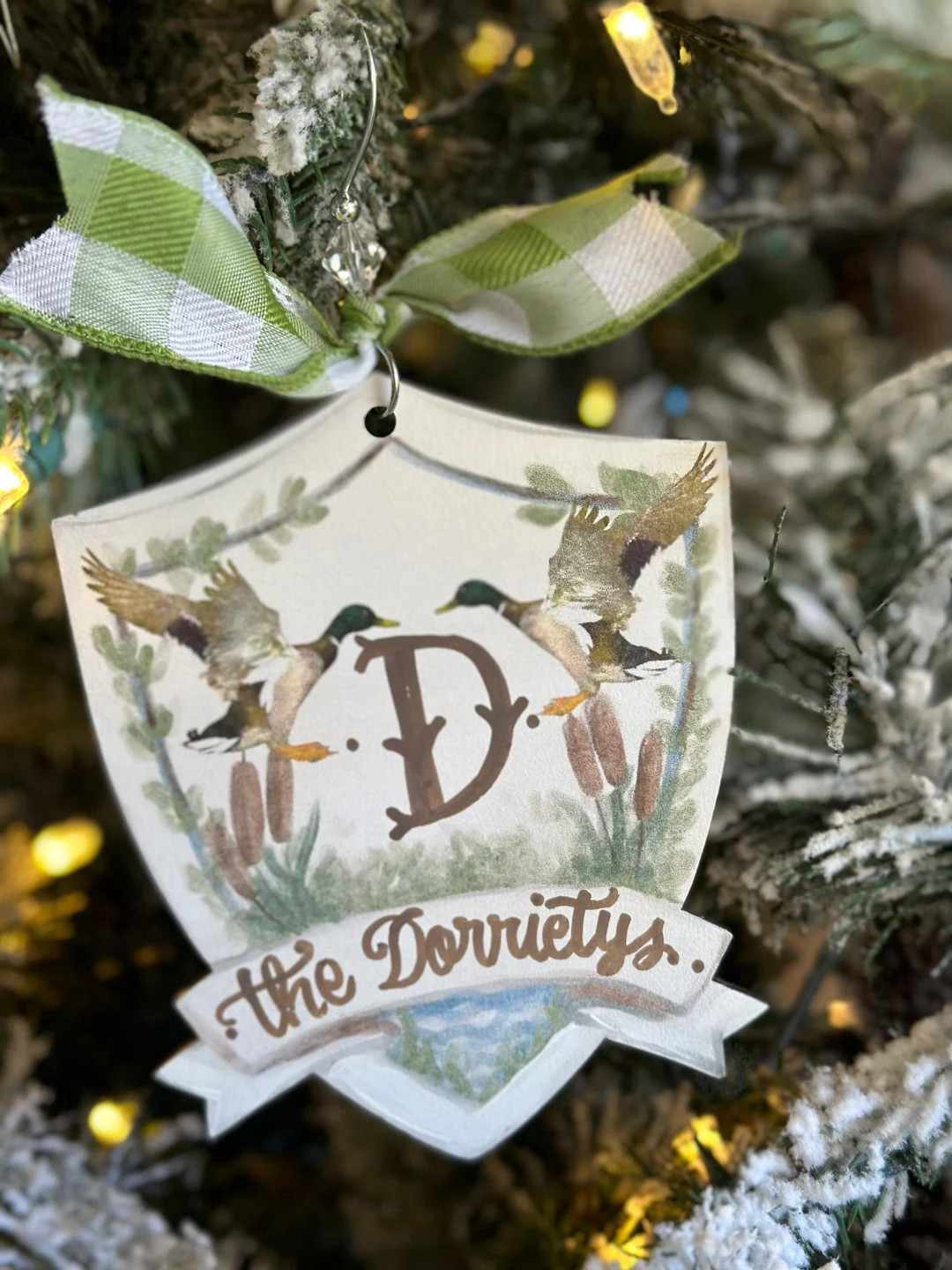 Duck Crest Christmas Ornament. Duck Hunting Ornament. - Etsy | Etsy (US)