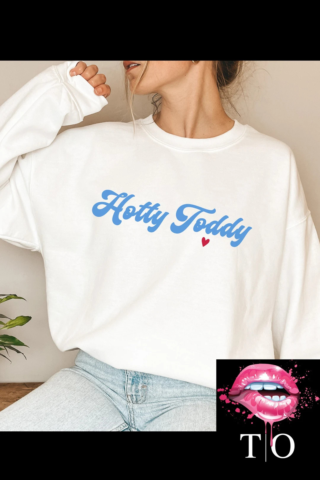 Cute Hotty Toddy Sweatshirt for Women Gift, Hippie Sweatshirt, Retro Shirt, Rebels Fan, Hotty Tod... | Etsy (US)