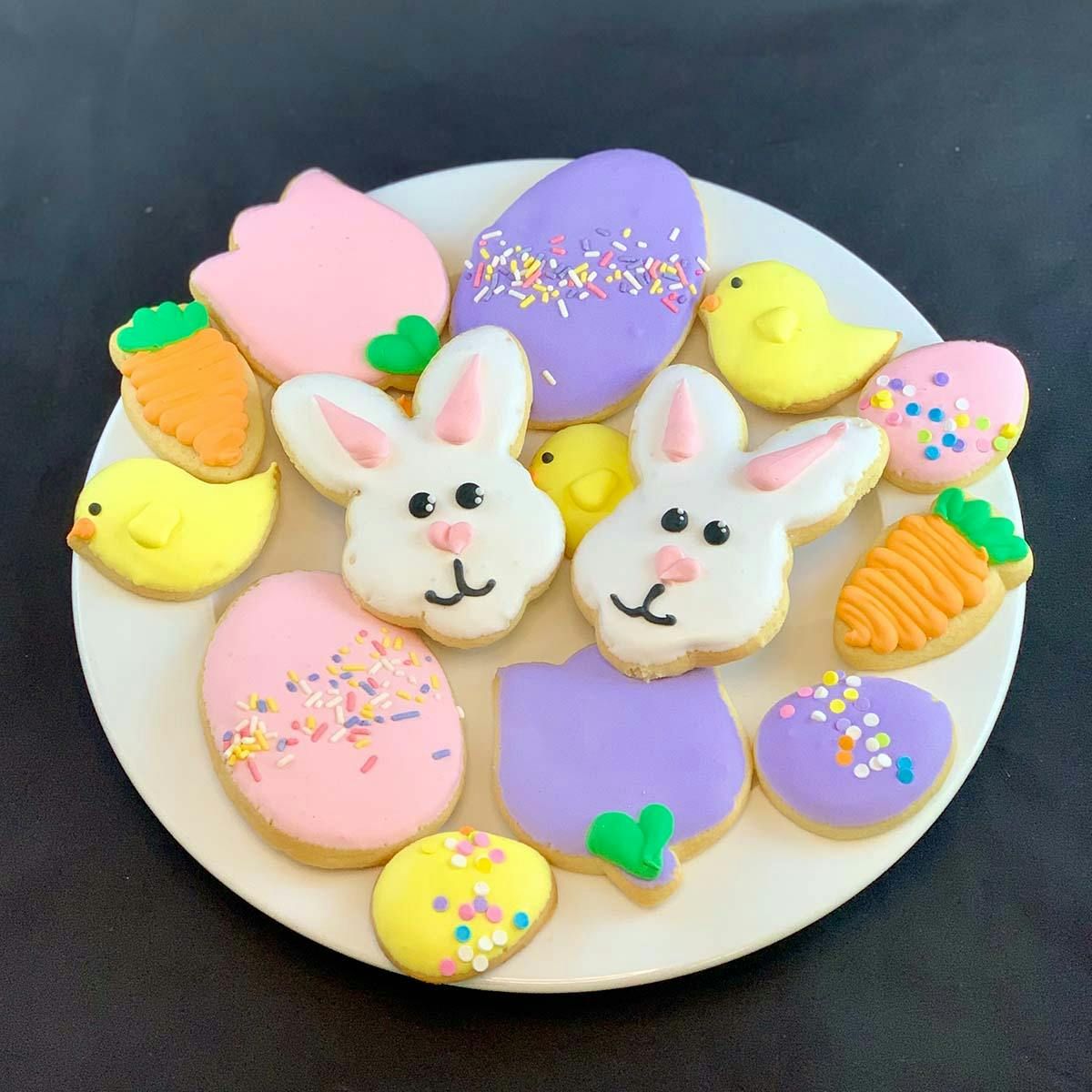 Easter Sugar Cookie Platter by Bread and Roses Bakery | Goldbelly | Goldbelly