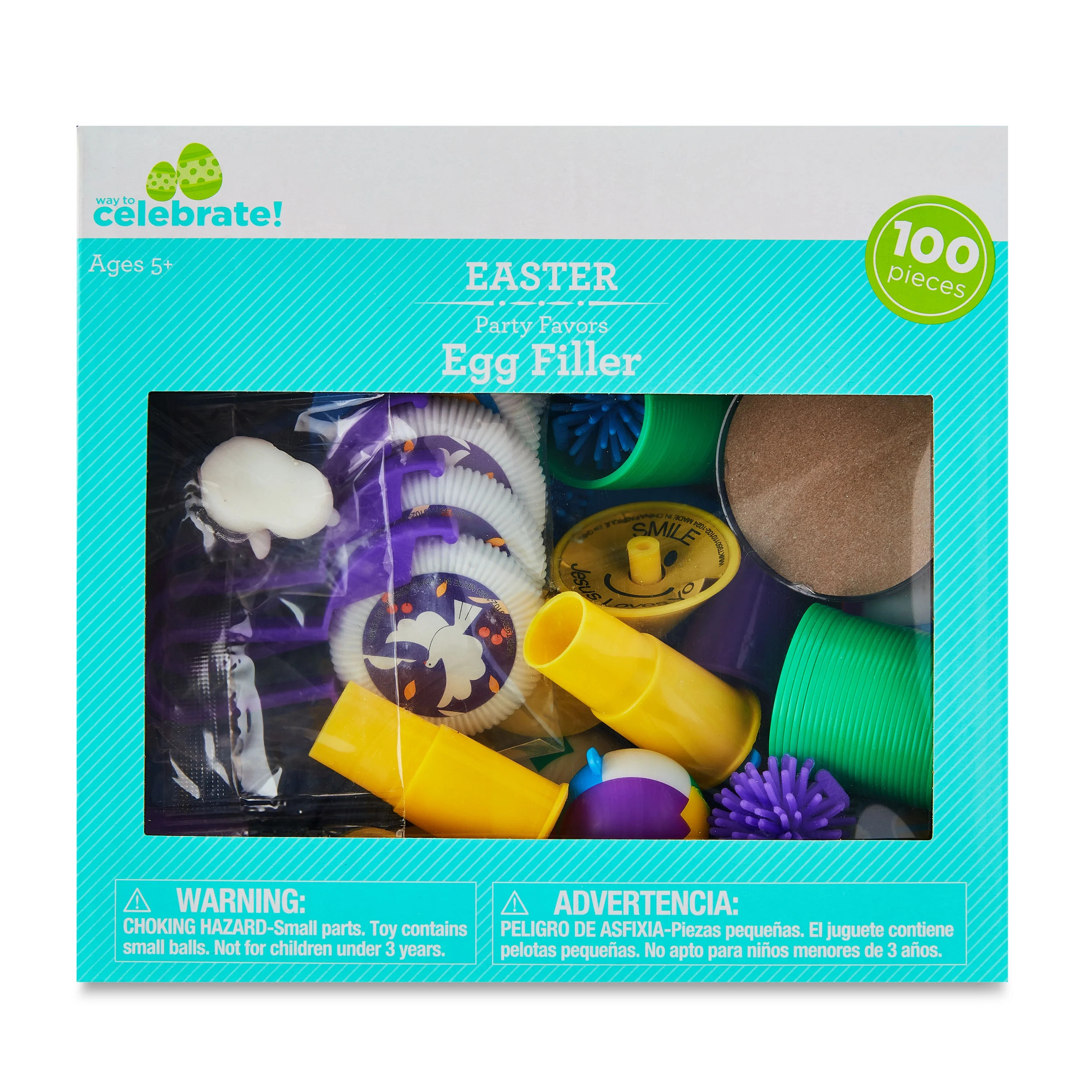 Easter Religious Egg Filler Party Favors, 100 Pieces, by Way To Celebrate | Walmart (US)