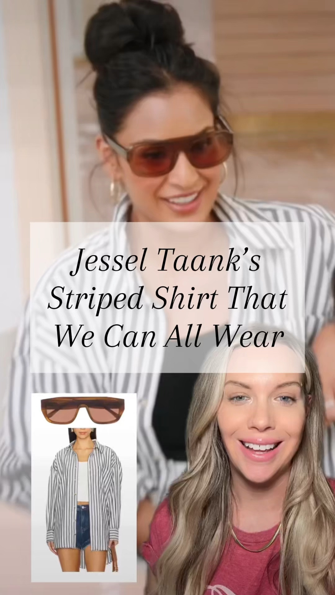 Jessel Taank’s Striped Free People Button Down Shirt is a Find We Can All Wear … Some colors are on Sale for Under $60

#LTKStyleTip #LTKFindsUnder100