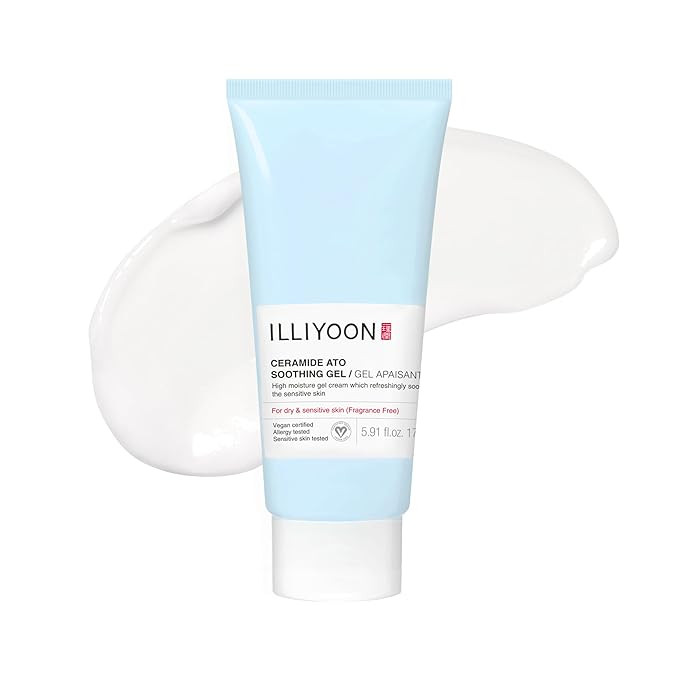 Illiyoon Ceramide Ato Soothing Gel - Vegan Facial Moisturizer for All Skin types, 5.9 Fl Oz (175m... | Amazon (US)