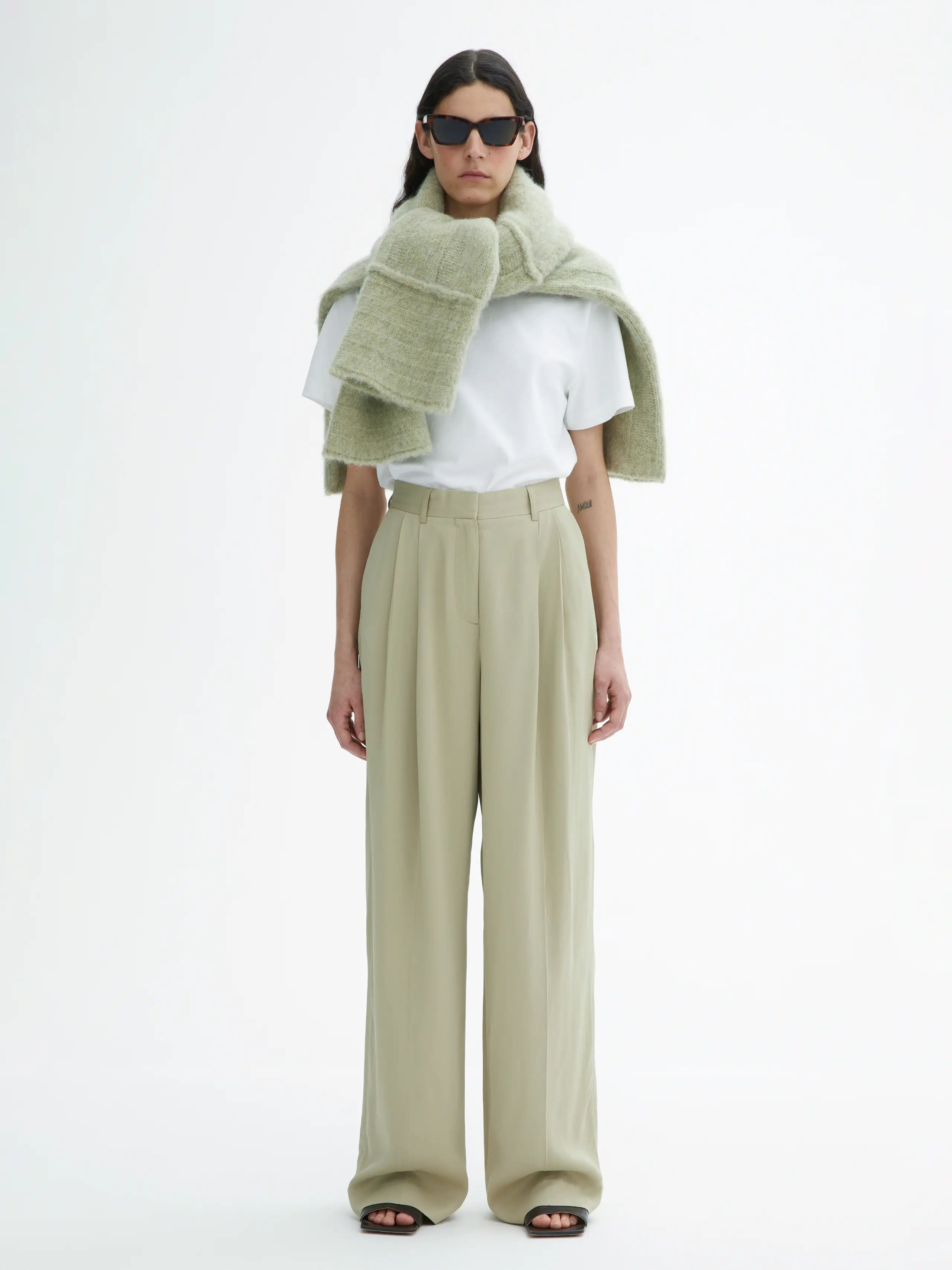 Wide suit trousers | House of Dagmar