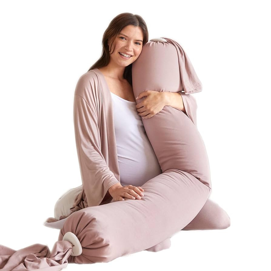 bbhugme Adjustable Pregnancy Pillow – Full Body Support for Side Sleeping - Adjustable Firmness... | Amazon (US)