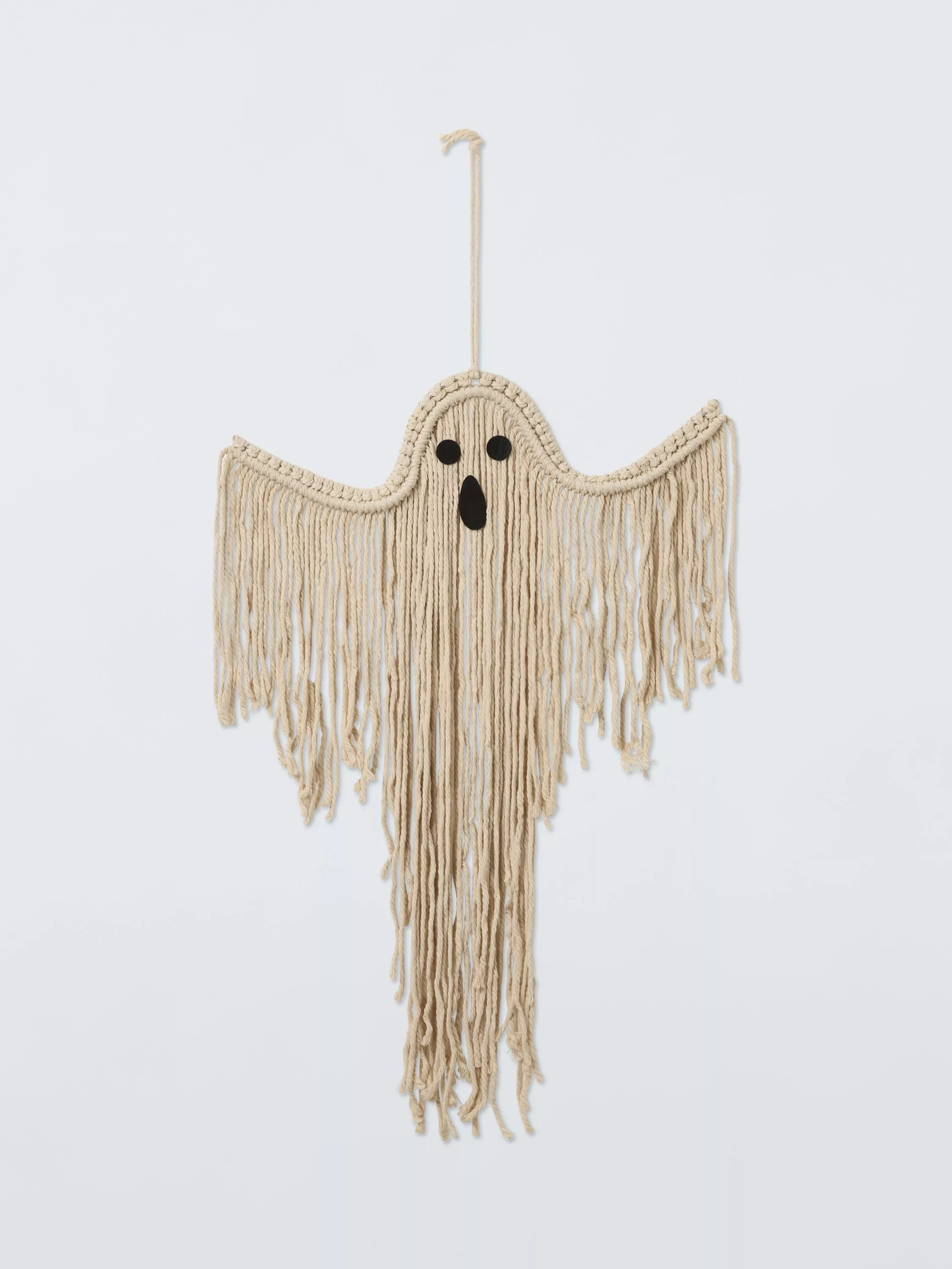 John Lewis Macrame Ghost Hanger, L75cm | John Lewis (UK)
