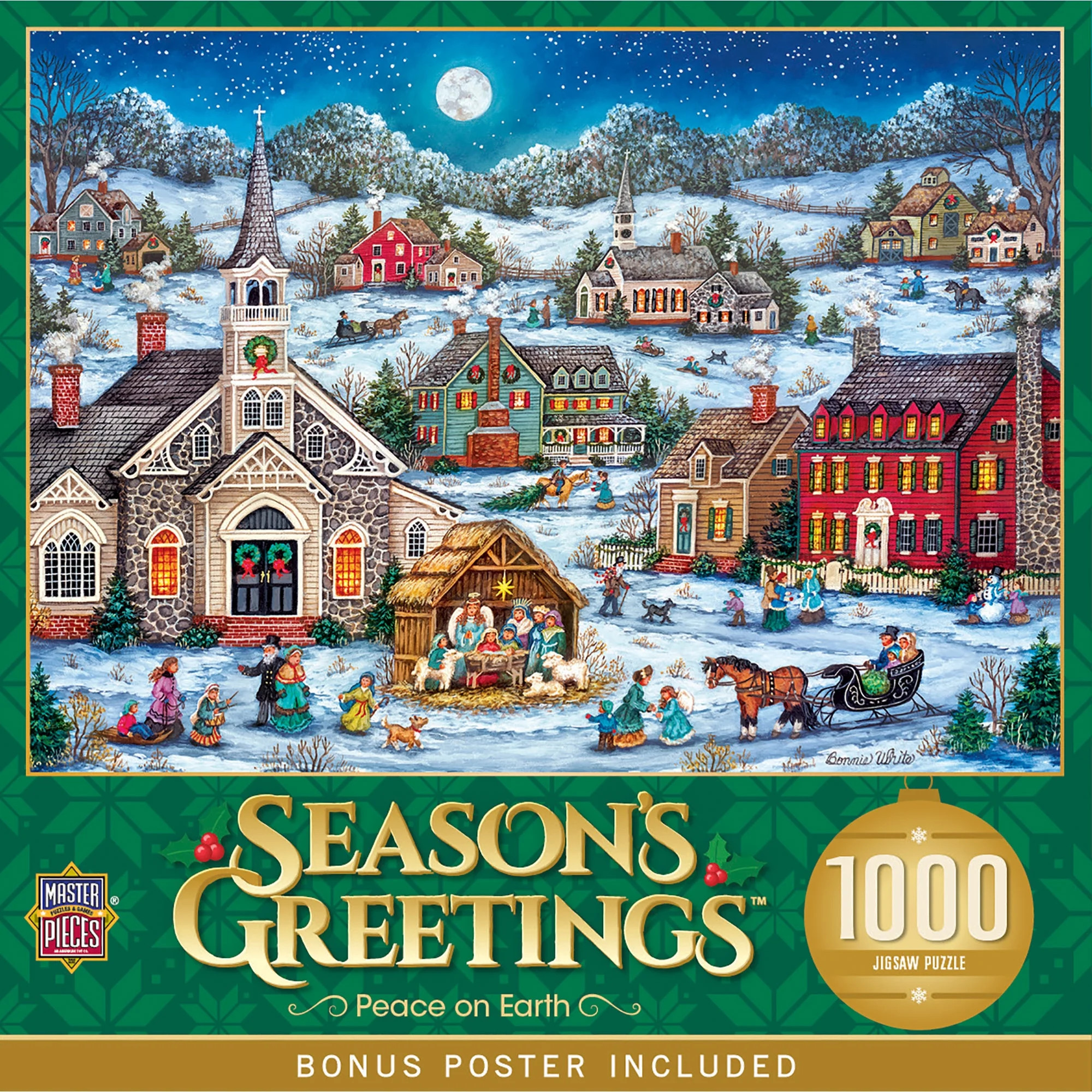 MasterPieces 1000 Piece Christmas Jigsaw Puzzle - Peace on Earth | Walmart (US)