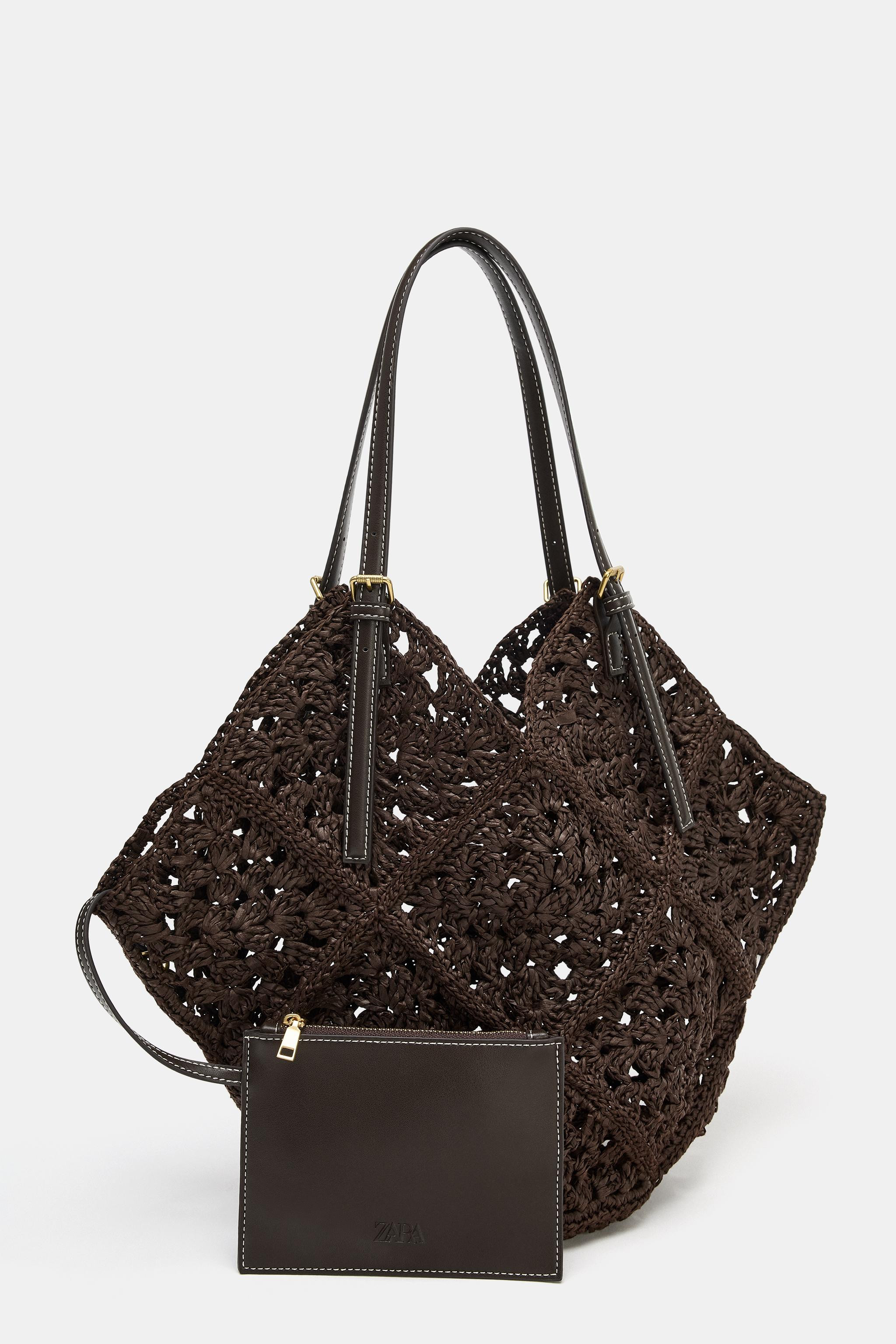 WOVEN BODY SHOPPER BAG | Zara US