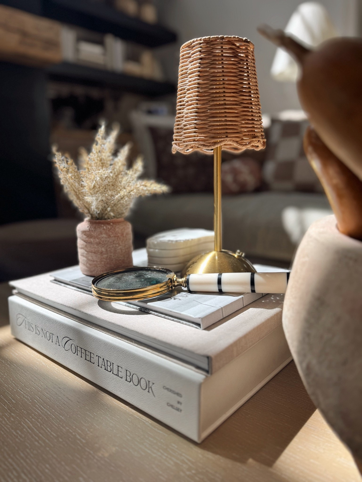 The cutest lil touch light lamp from Walmart 💡🍂 so cozy at night! 

#LTKFindsUnder50 #LTKHome #LTKSeasonal