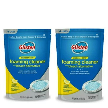 Summit Brands Glisten Garbage Disposer Care Foaming Cleaner 2 Pack | Walmart (US)