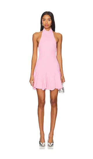 Quinn Knit Dress in Metallic Light Rose | Revolve Clothing (Global)