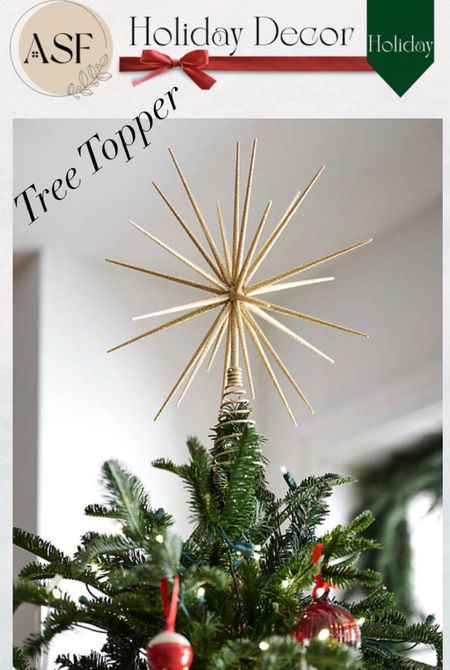 Tree topper, seasonal finds

#LTKfindsunder100 #LTKSeasonal #LTKHoliday
