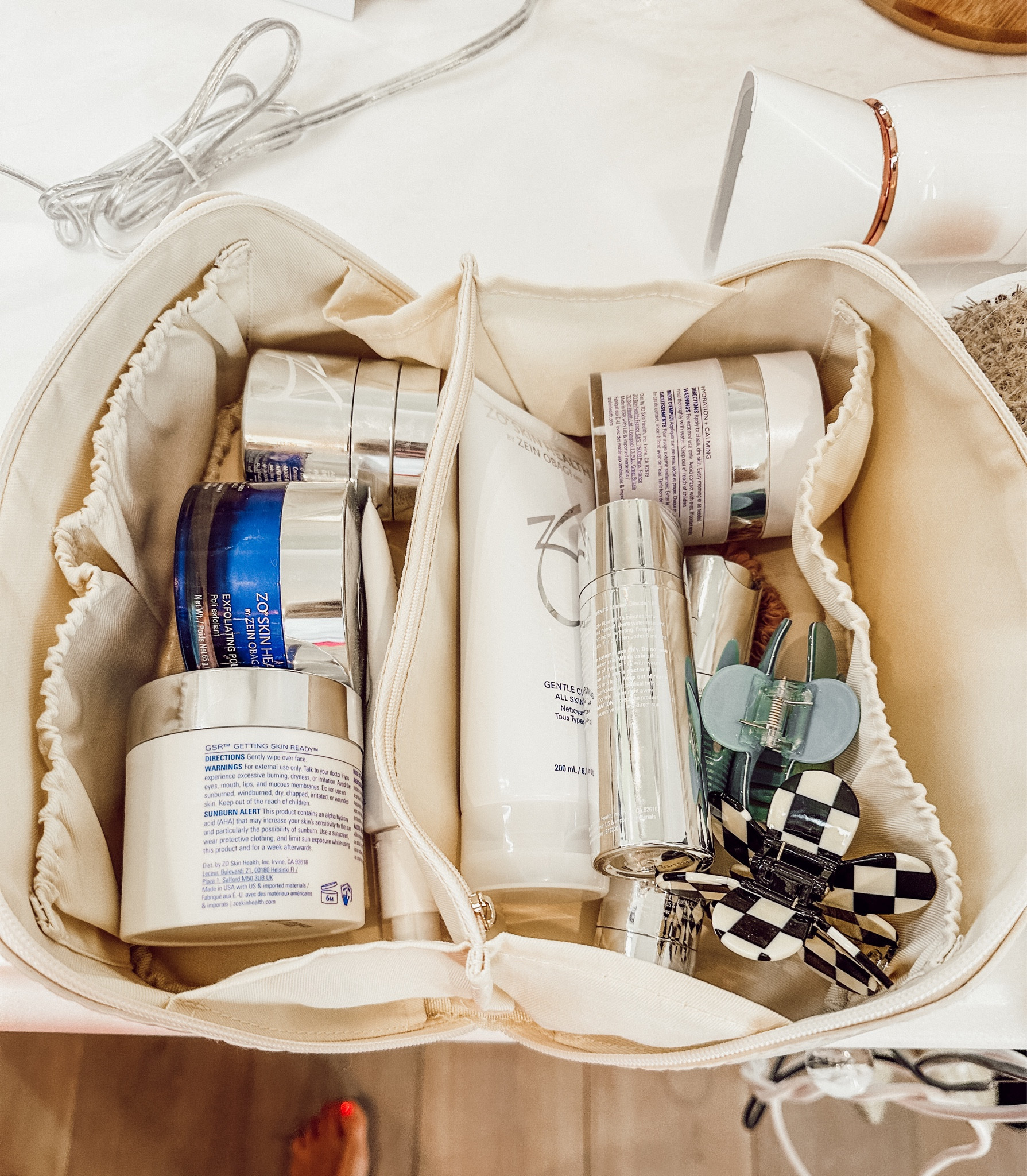 Love this bag so much for travel!! Can be used for makeup or skincare.

#LTKtravel #LTKHoliday #LTKGiftGuide
