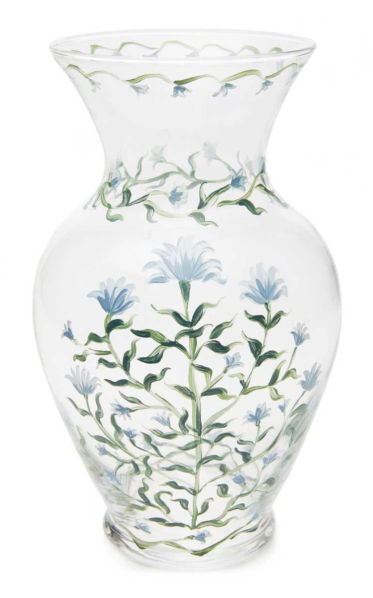 Hand-Painted Glass Vase | Moda Operandi (Global)