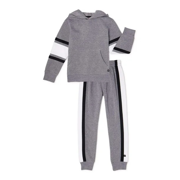 Cheetah Boys Fleece Hoodie and Jogger Pants Sweatsuit, 2-Piece Athletic Set, Sizes 2T-18 & Husky | Walmart (US)