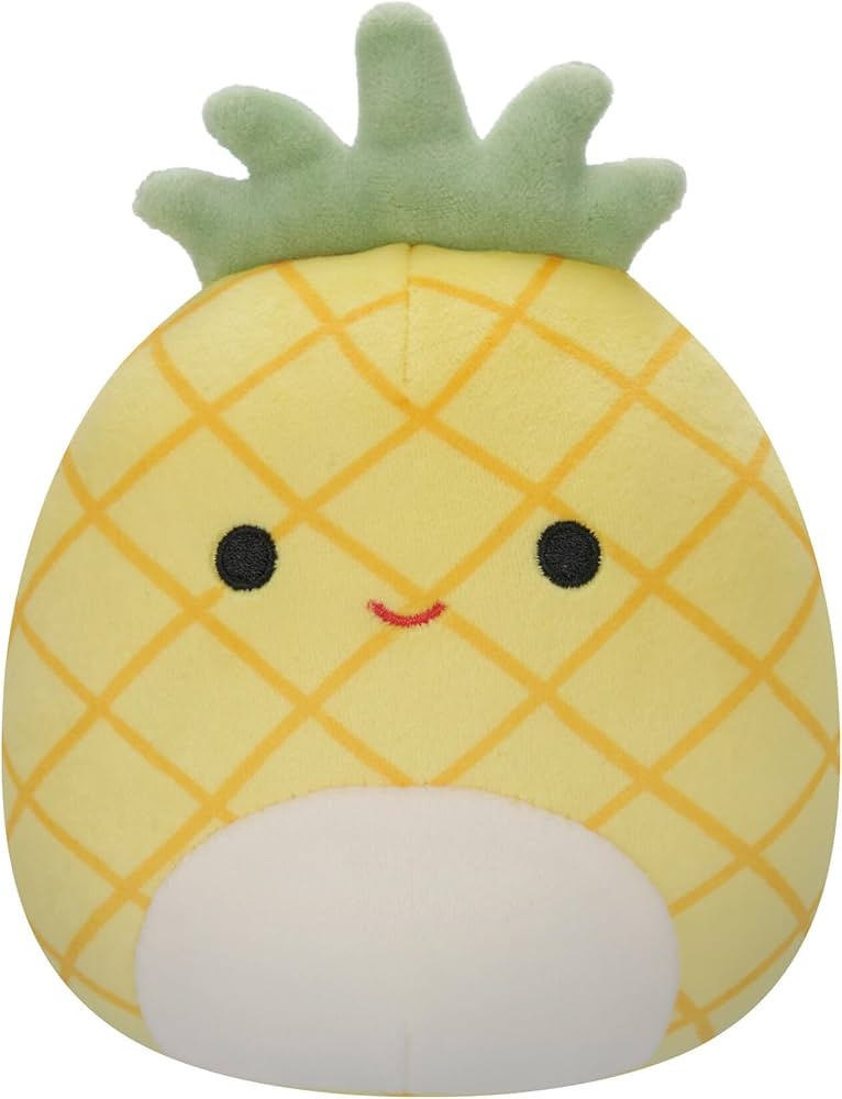 Squishmallows Original 5-Inch Maui Yellow Pineapple with White Belly - Official Jazwares Plush | Amazon (US)