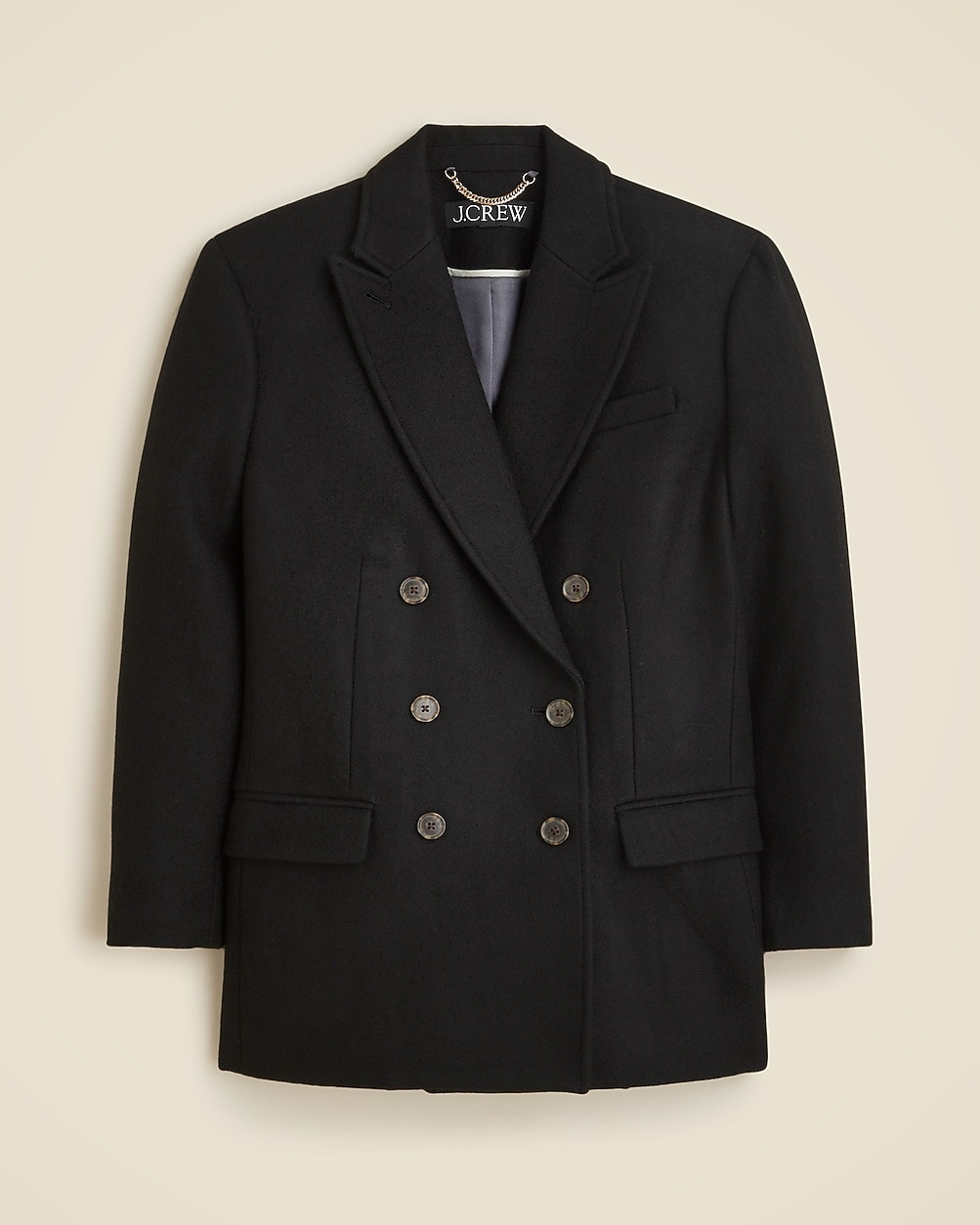 Tailored peacoat in Italian wool-blend melton | J. Crew US