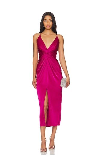 Lavender Dress in Pink Peacock | Summer Wedding Guest Dress | Hot Pink Dress | Revolve Clothing (Global)