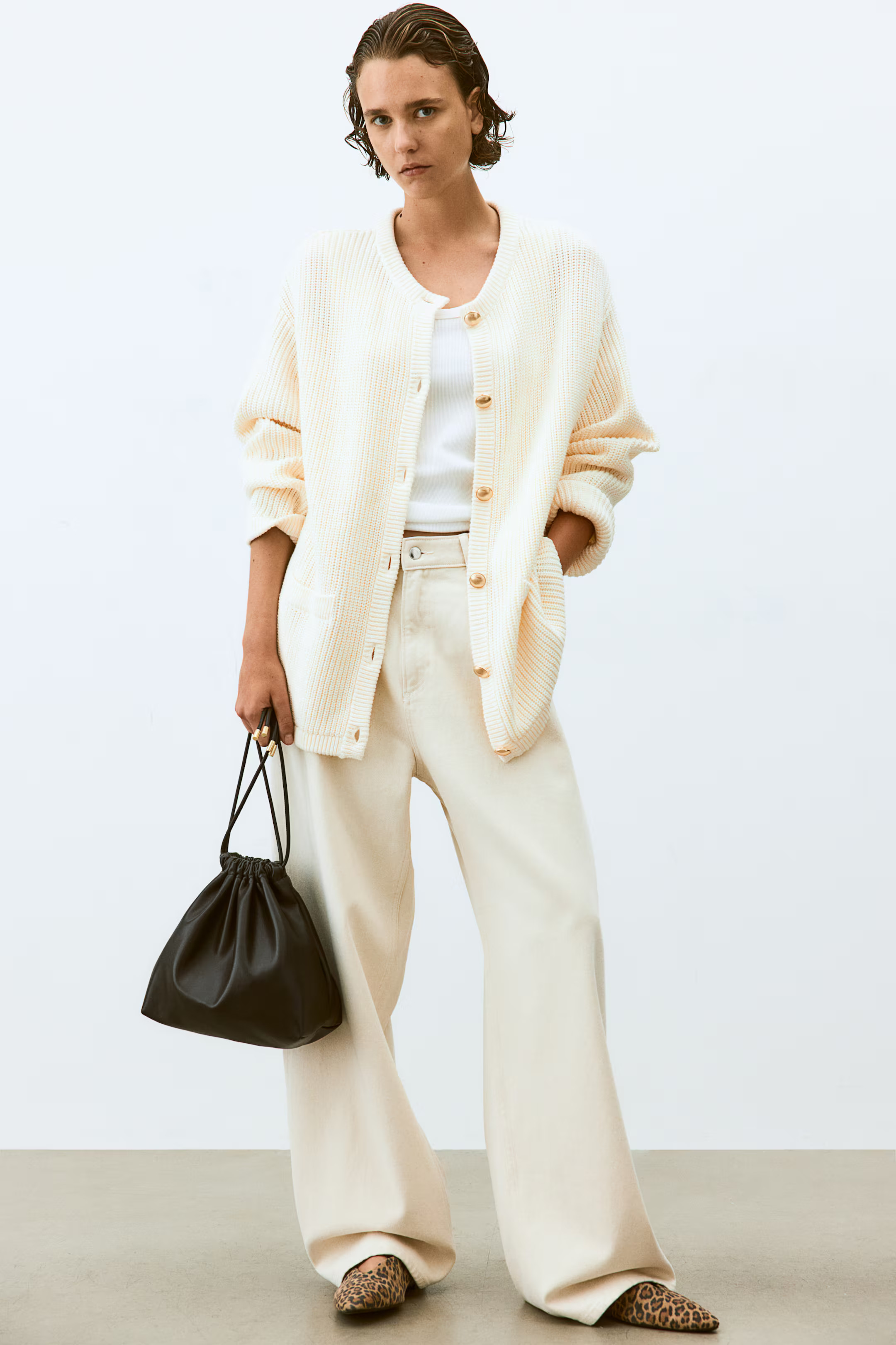 Rib-Knit Cardigan | H&M (US + CA)