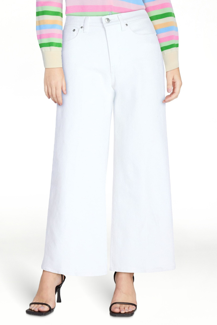 Free Assembly Women's and Women's Plus High Rise Cropped Wide Leg Jeans, Sizes 0-22W | Walmart (US)