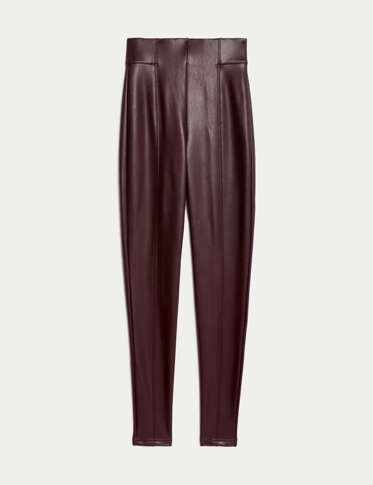 Leather Look High Waisted Leggings | Marks & Spencer (UK)