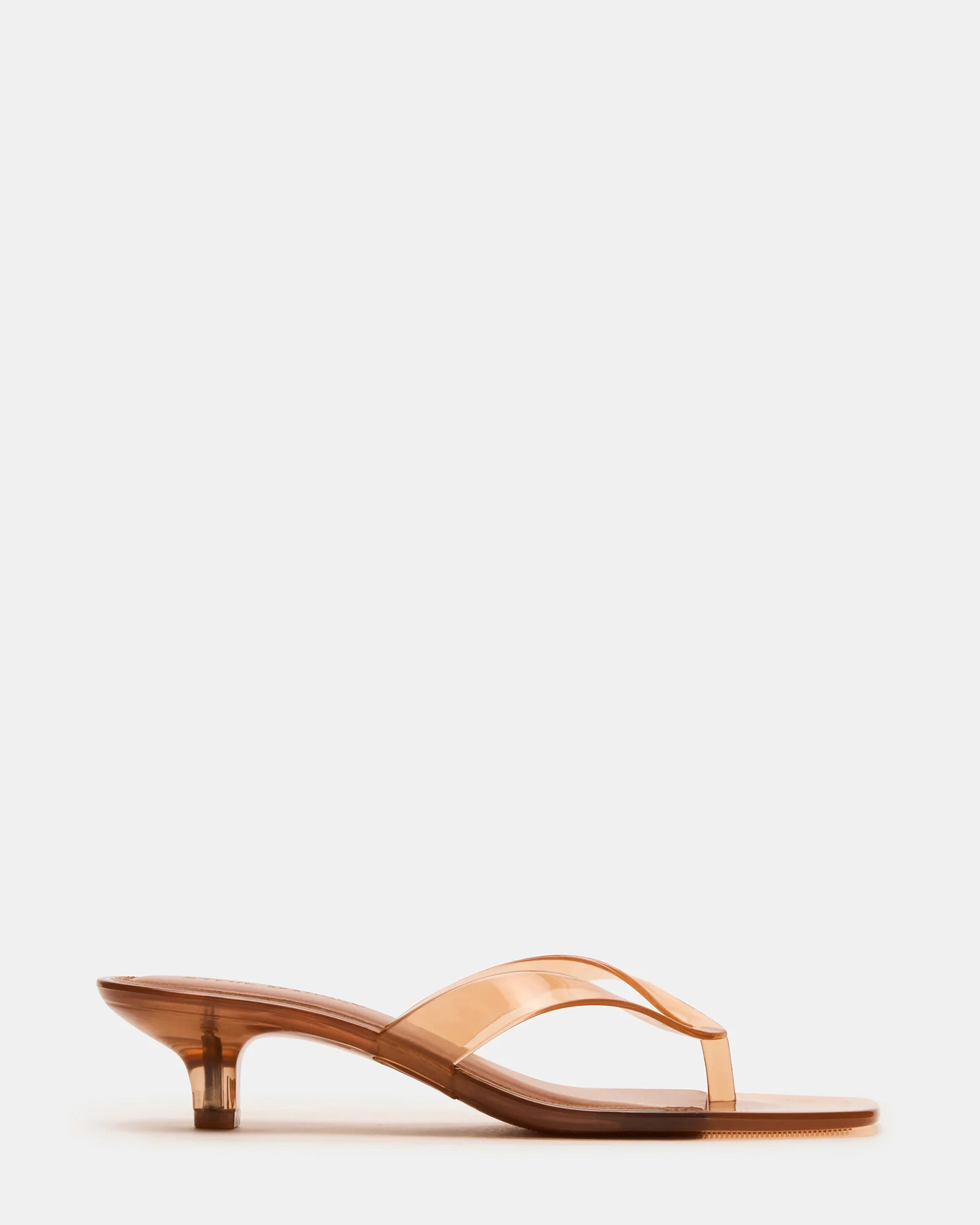 Steve Madden Women's Tracie Jelly Thong Heels - Tan - Size 6 - PVC | Steve Madden (US)