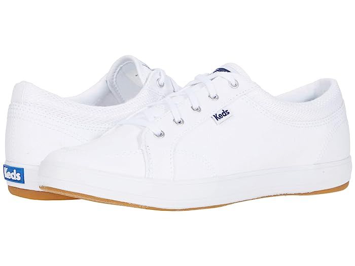 Keds Center Twill (White) Women's Shoes | Zappos