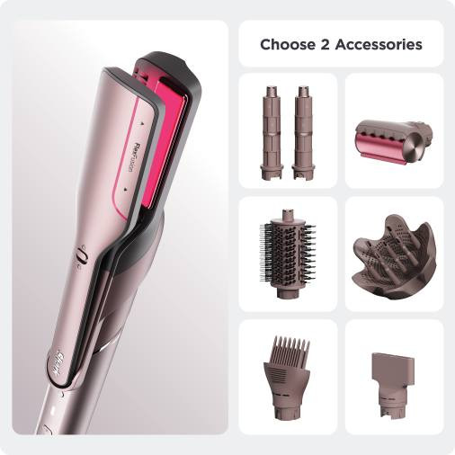 Build Your Own Shark® FlexFusion™ Air Styler Straightener Set (Blush) Explore Hair Stylers - S... | Sharkclean
