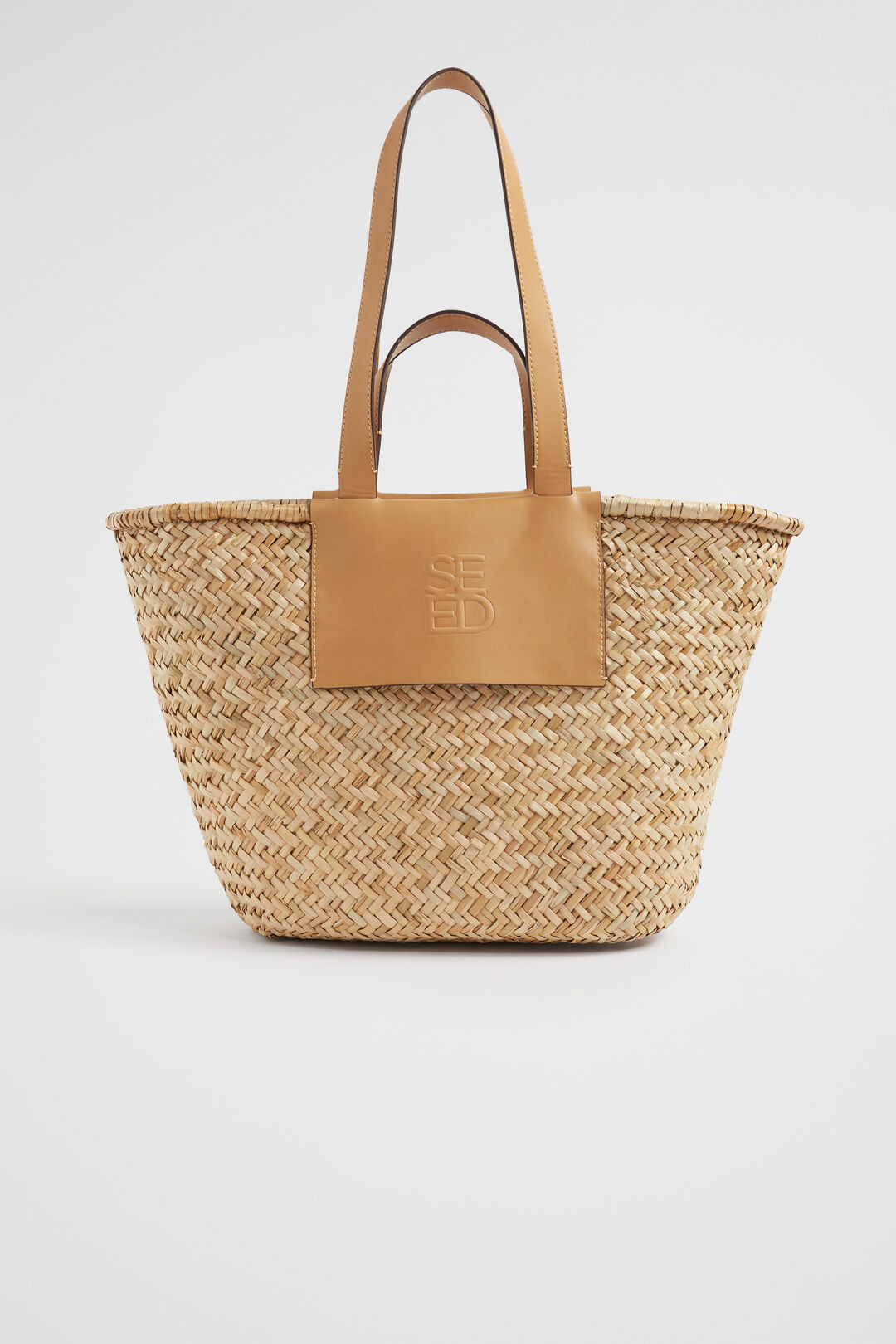Quad Logo Straw Basket | Seed Heritage (AU)