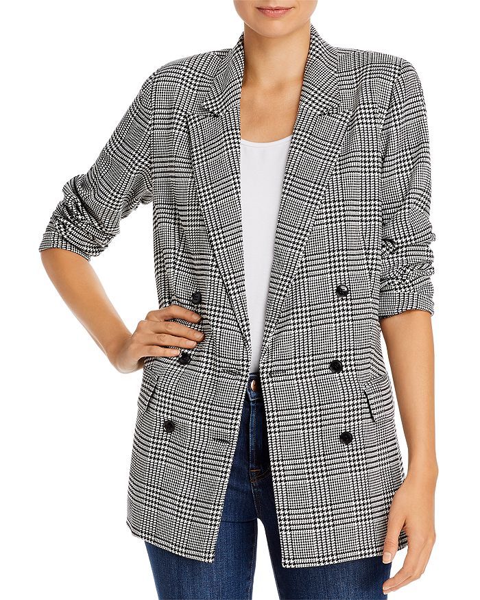 Finn Double-Breasted Houndstooth Blazer | Bloomingdale's (US)