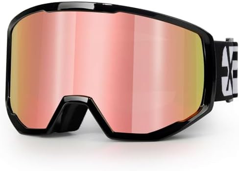 EXP VISION Ski/Snowboard Goggles for Men Women, OTG Snow Goggles Anti Fog UV Protection | Amazon (US)