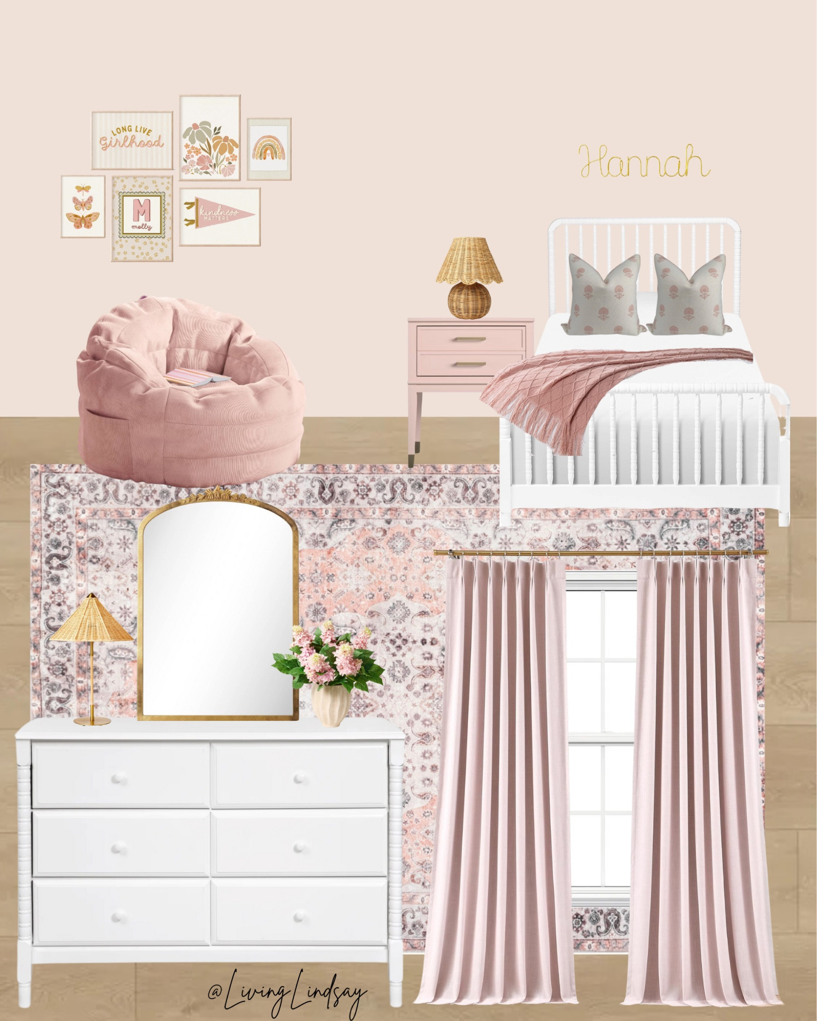 Girls room, toddler girl room, kids furniture, affordable room 

#LTKKids #LTKFamily #LTKHome