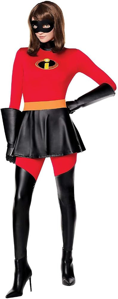 Spirit Halloween Adult Mrs. Incredible Catsuit Costume - The Incredibles | Amazon (US)