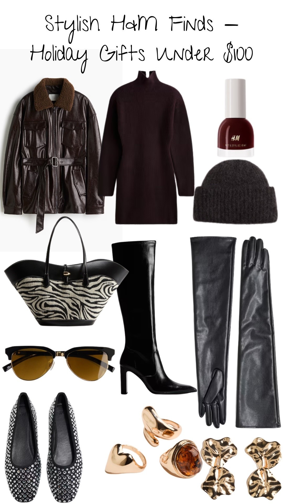 Stylish on a budget never looked this good ✨ These H&M finds are perfect for gifting (or keeping for yourself) — from luxe outerwear to glam accessories, all under $100. Linked my favorites!

#LTKFindsUnder100 #LTKGiftGuide #LTKHoliday