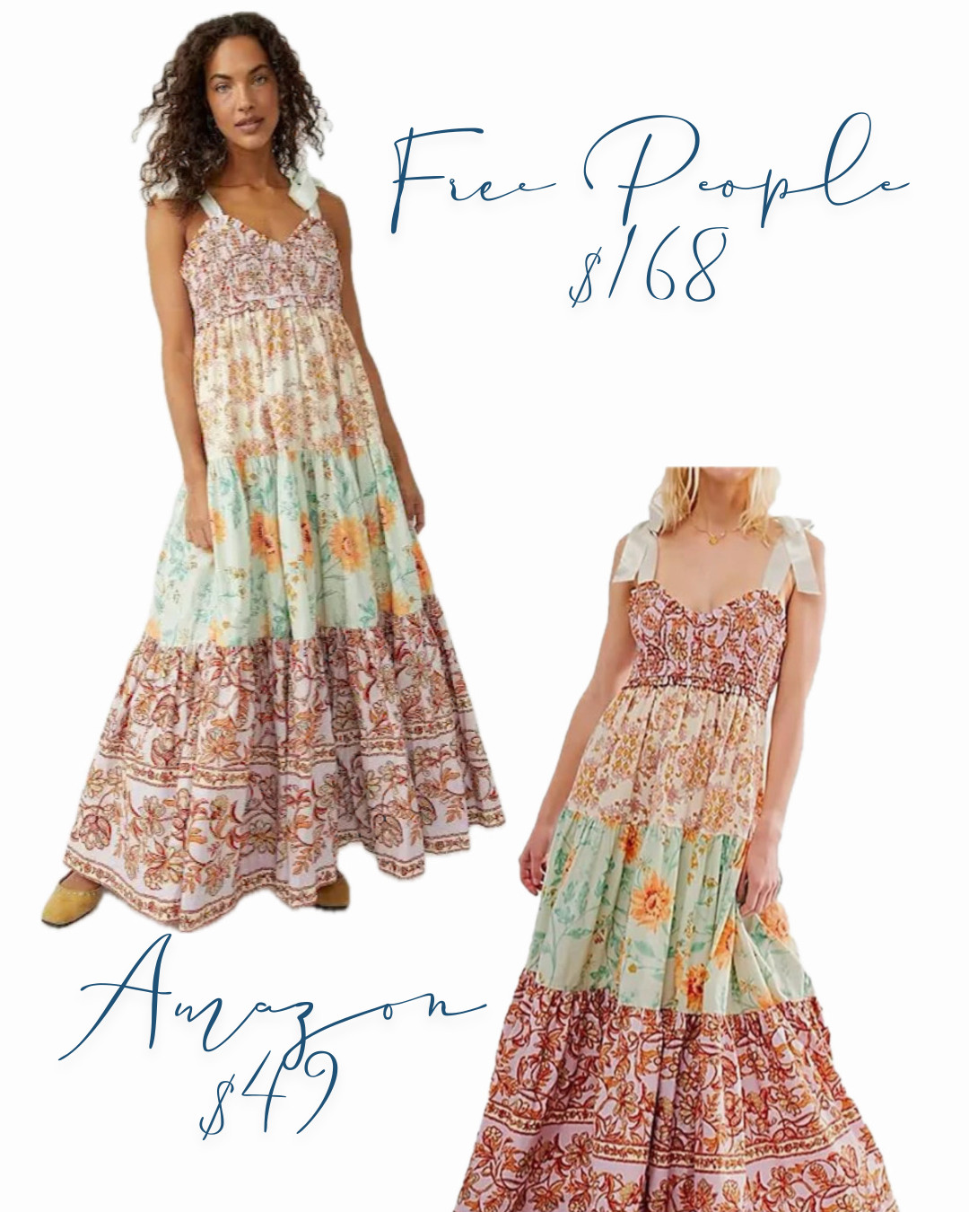 Free People look for less! Identical dresses for a fraction of the price on Amazon.

FP Bluebell Maxi Dress $168 / Amazon $49

free people / amazon / boho style / boho dresses / spring style / summer style / fashion save / dress for less
  

 

#LTKStyleTip #LTKSaleAlert #LTKFindsUnder50