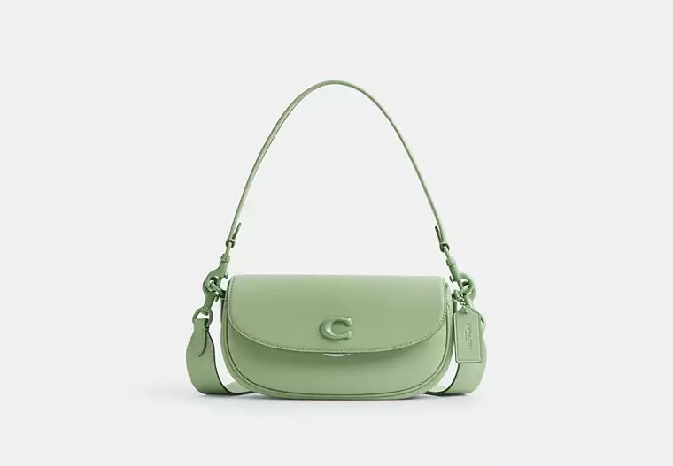 Coach Outlet Emmy Saddle Bag 23 - Green | Coach Outlet US