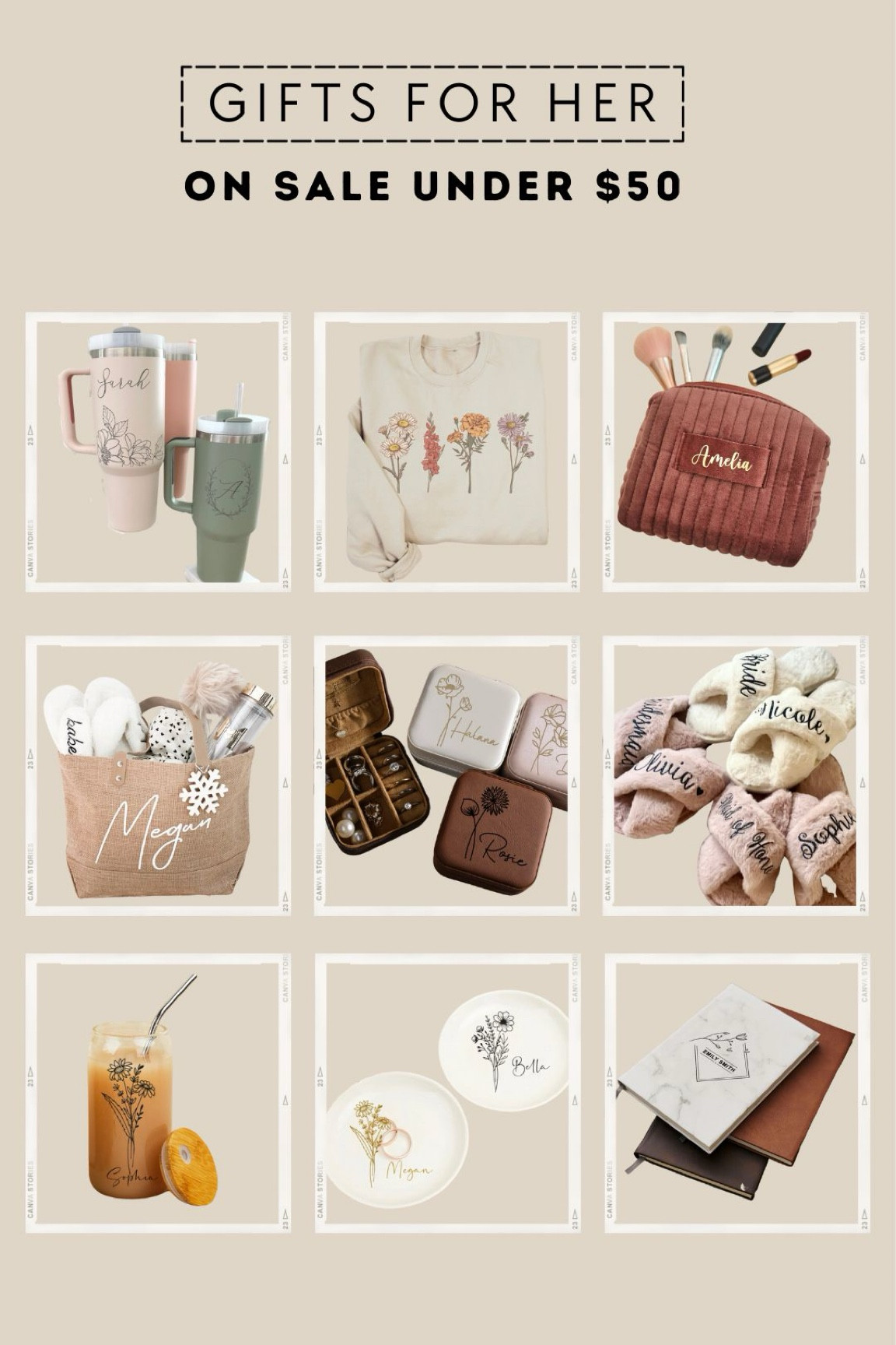 Gifts for her, gift guide, holiday gifts, small business gifts, holiday gift ideas, cyber week



#LTKGiftGuide #LTKHoliday #LTKfindsunder50