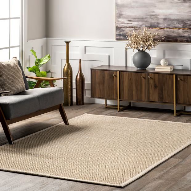 Beige Proper Sisal and Wool Area Rug | Rugs USA