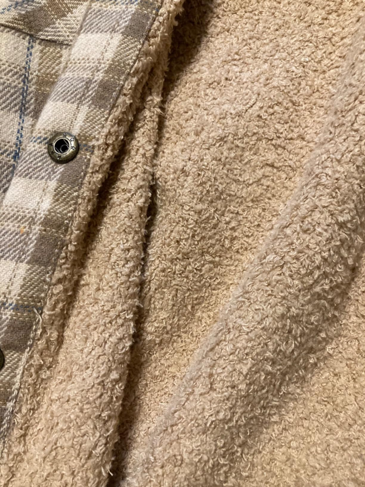 Dokotoo Womens Plaid Shacket Jacket Long Sleeve Button Down Fleece Hooded Jackets Warm Coat | Amazon (US)