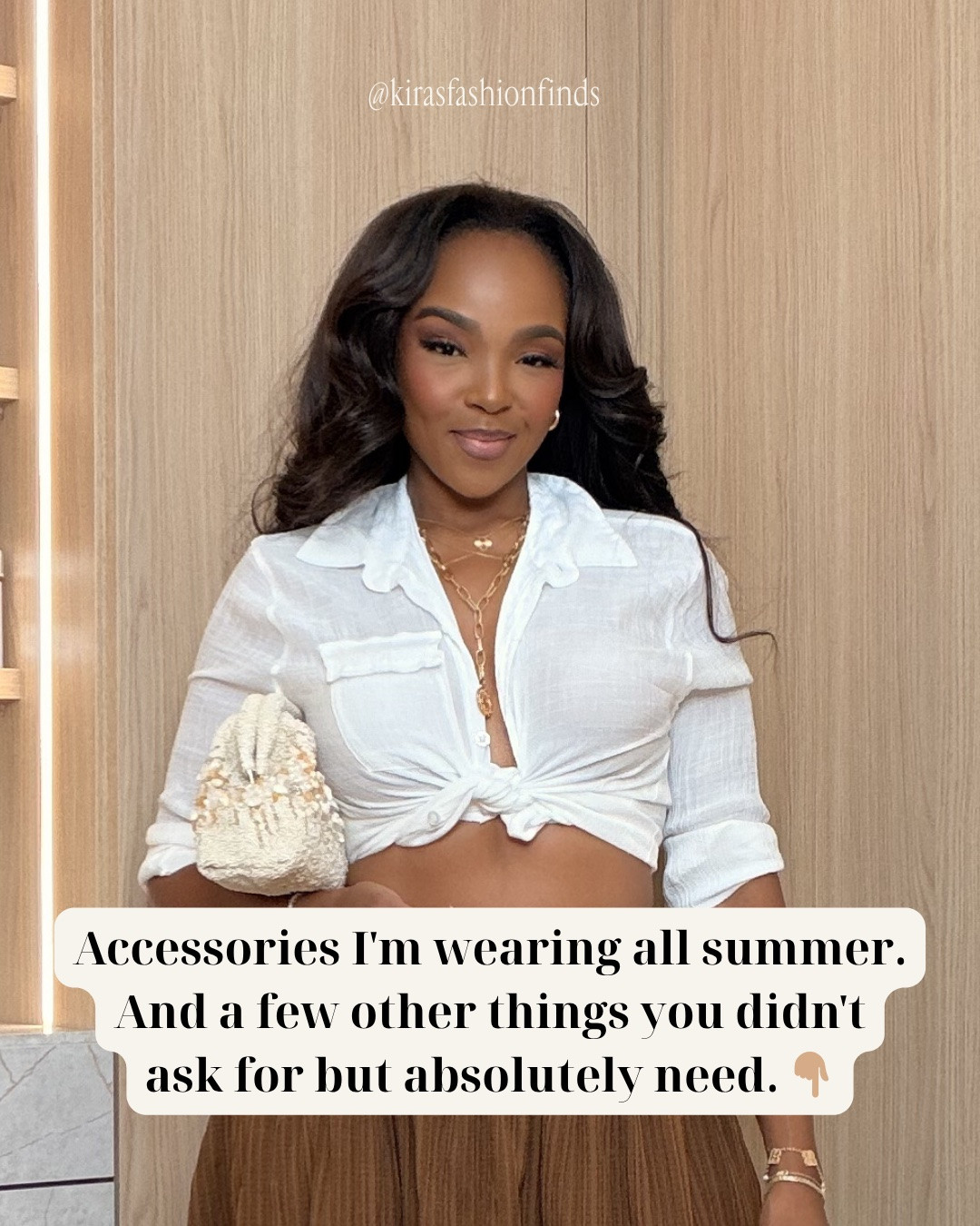 The accessories that instantly make every summer outfit look more elevated ✨🤍

From statement earrings and layered jewelry to woven bags, chic sandals, sunglasses, and everyday gold details… these are the pieces that pull the whole look together without trying too hard 🥹

I linked all of my favorite summer accessories in one place so it’s easy to mix, match, and style them with outfits you already own. If something opens in another color first, still click it because many of these come in multiple color options ✨

Everything is linked below 🤍