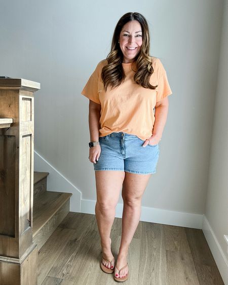 Denim shorts from Amazon 

Fit tips: Mid-High Short Size XL | Inseam 4.5" | Rise 11.25 // Top, L

Casual Outfit  2024 denim shorts  denim trends  midsize denim shorts  midsize fashion  spring  spring outfit  summer fashion  the recruiter mom 

#LTKSeasonal #LTKfindsunder50 #LTKmidsize