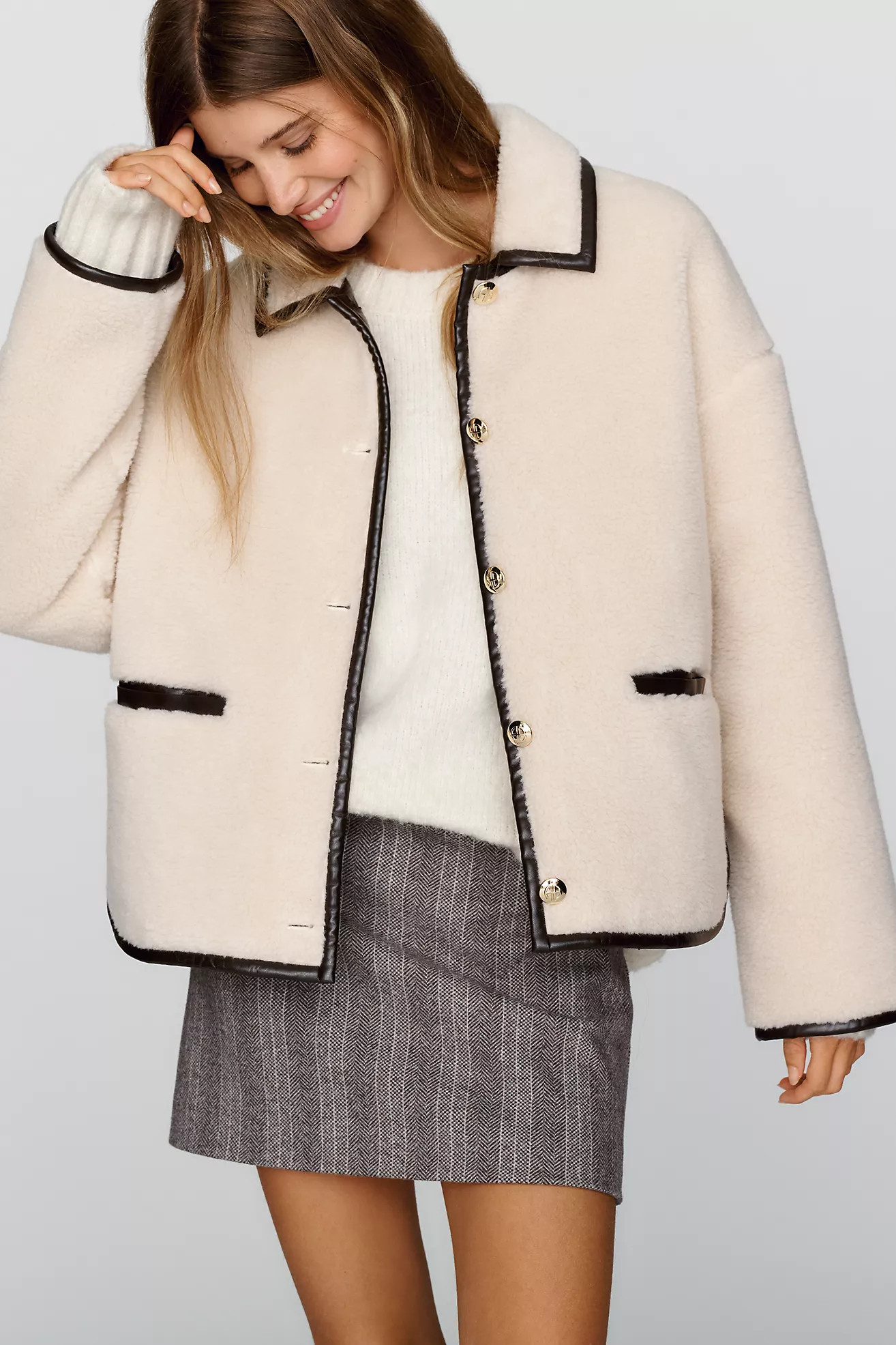 Anine Bing Camden Wool Blend Jacket | Anthropologie (US)