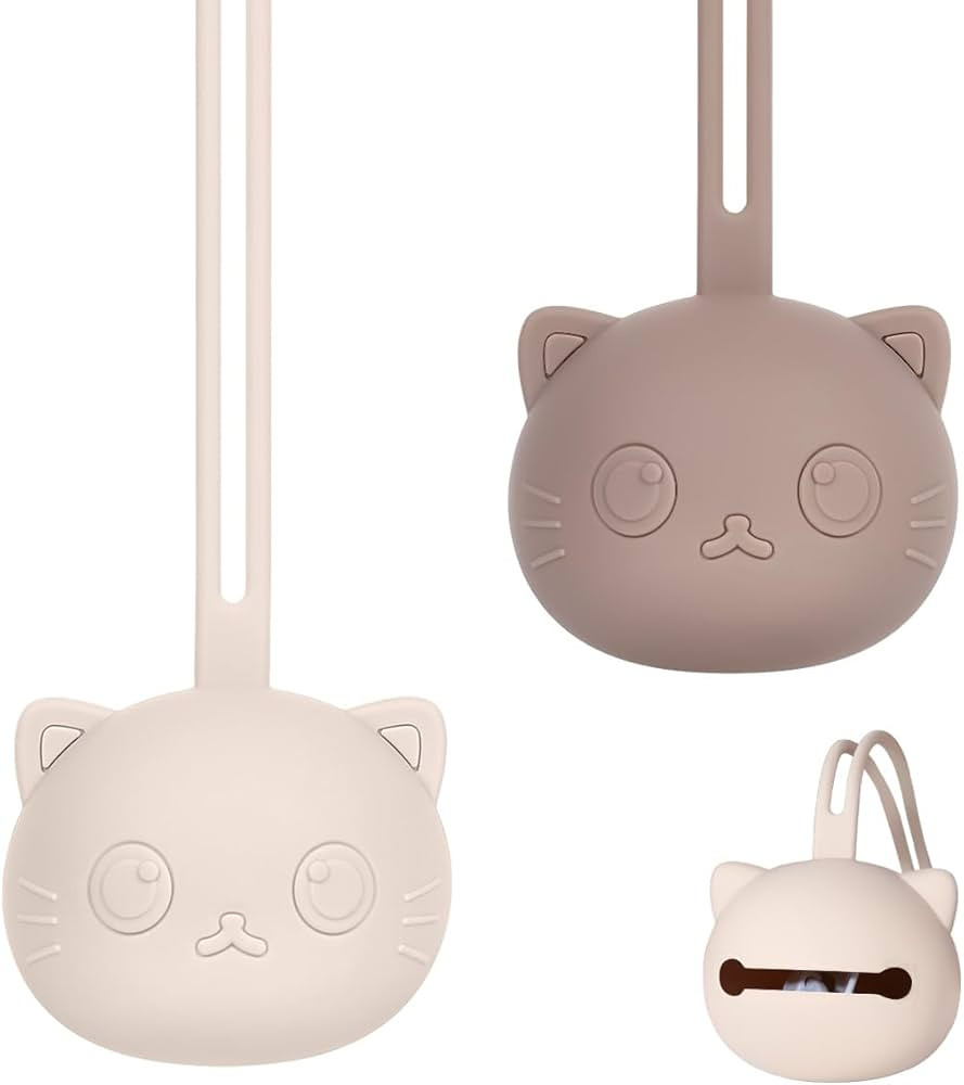 Paquete de 2 fundas de silicona para chupón, soporte para chupete recién nacido sin BPA para ni... | Amazon (US)