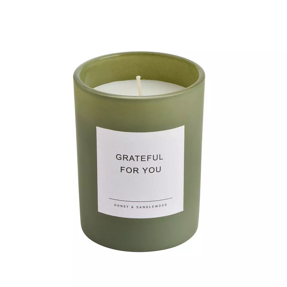 Buy  Home Medium Singlewick Candle - Honey & Sandalwood | Candles | Argos | argos.co.uk